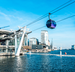 IFS Cloud Cable Car | Cable Car London | Thames Cable Car | Attractions | What's On | Royal Docks Waterways