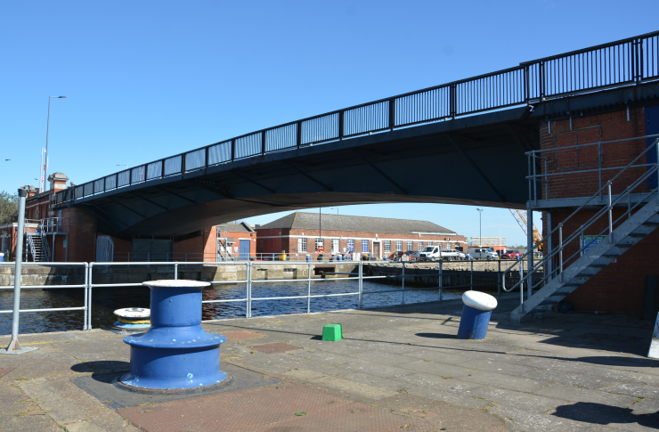 King George V Dock | Bascule Bridge | Explore | Royal Victoria Docks