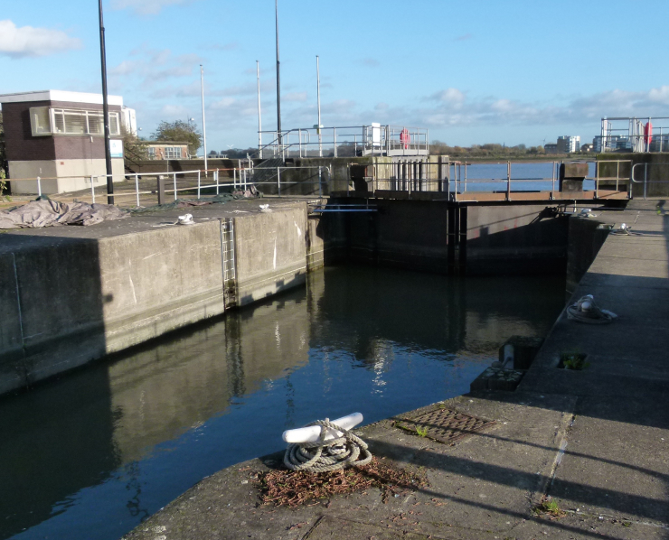 Locks | Albert Island Craft Lock | What We Do | Engineering | Royal Docks Waterways