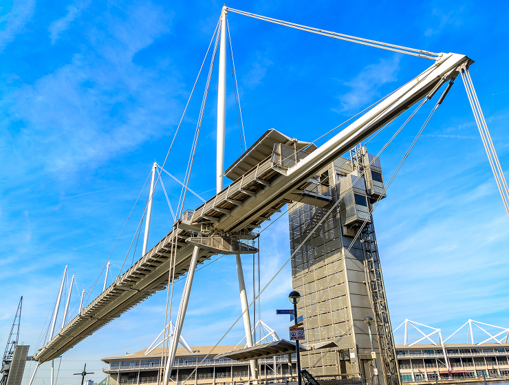 RVD Footbridge | Royal Victoria Dock Footbridge | Silvertown | East London | Royal Victoria Dock West | Bridges | Engineering | What We Do | Royal Docks Waterways