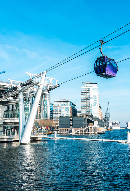 What's On | IFS Cloud Cable Car | Cable Car London Dock | Royal Docks Waterways